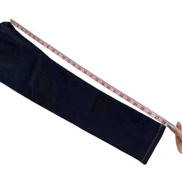 Revolve Boyish The Donny Dark Blue Wash High Rise Skinny Jeans Size 27 - Picture 8 of 9